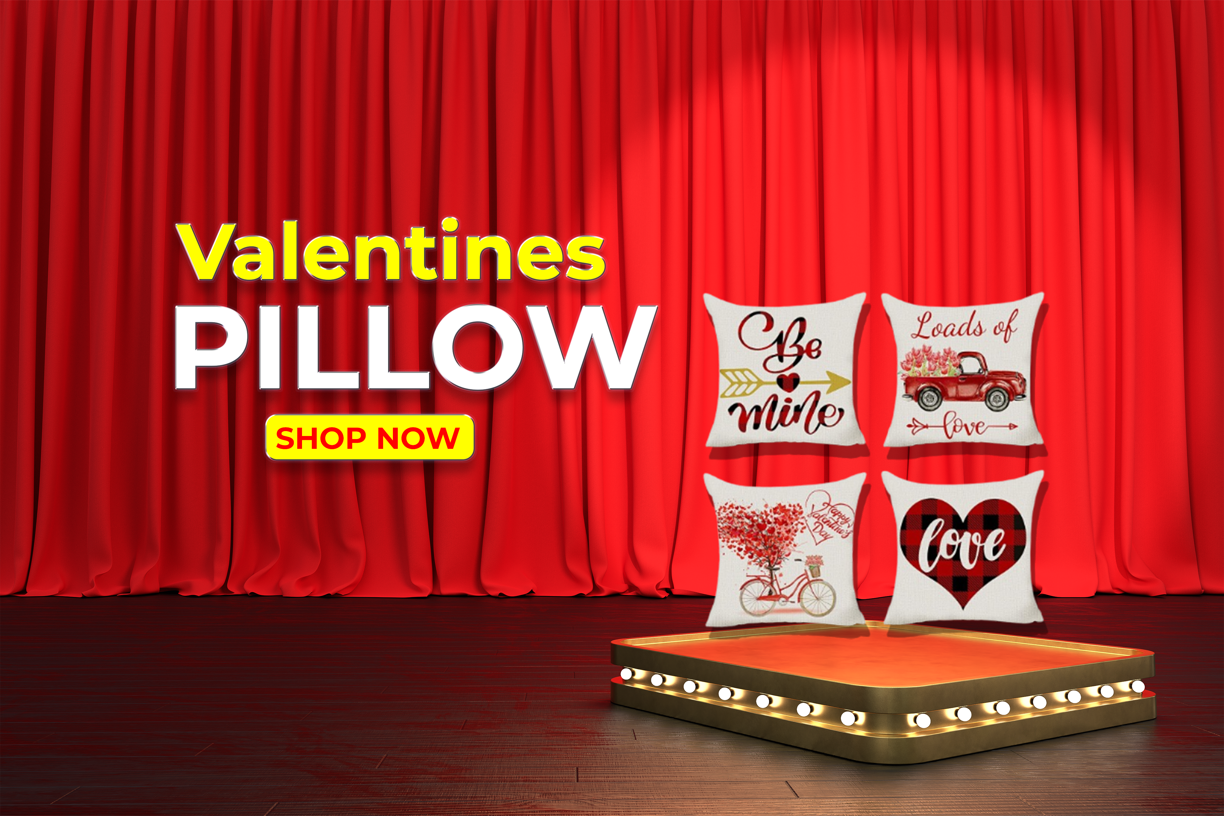 Valantines Day Pillow